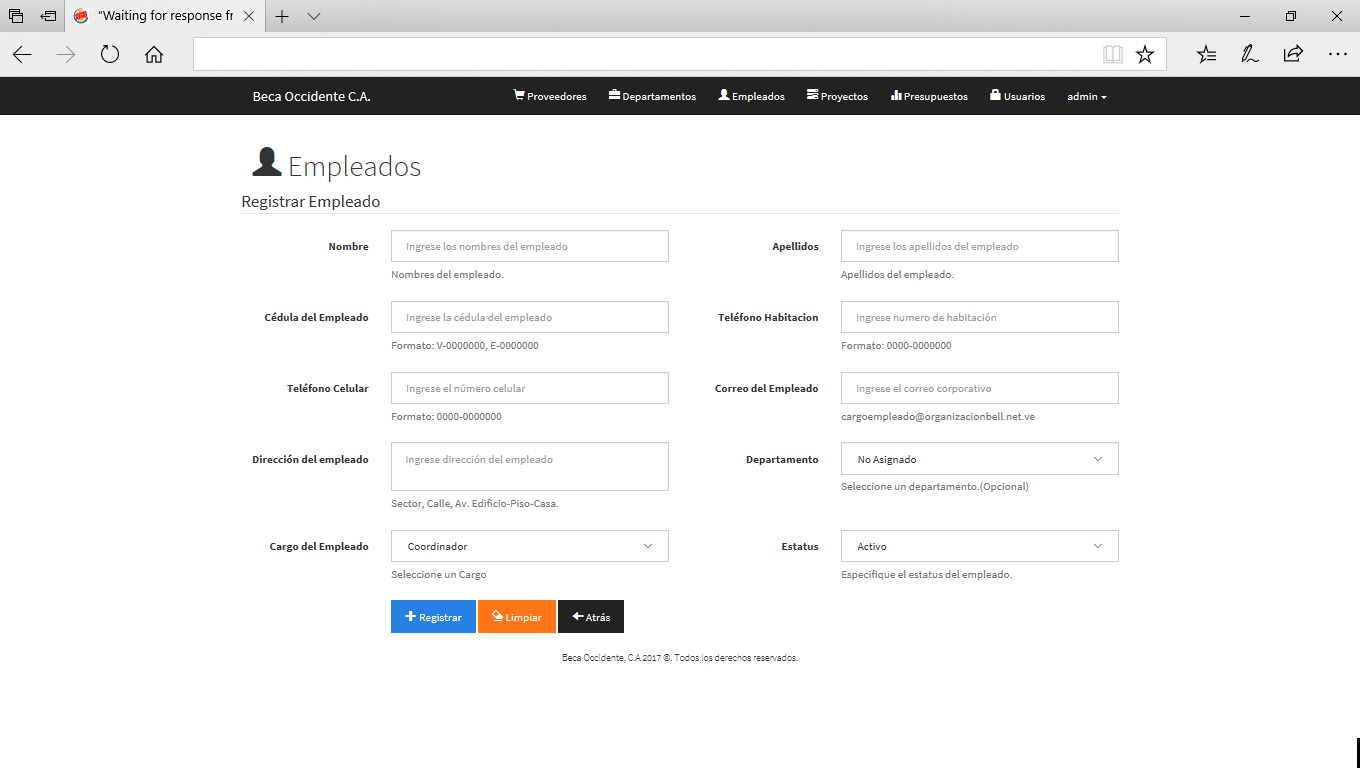 Project Manager Forms