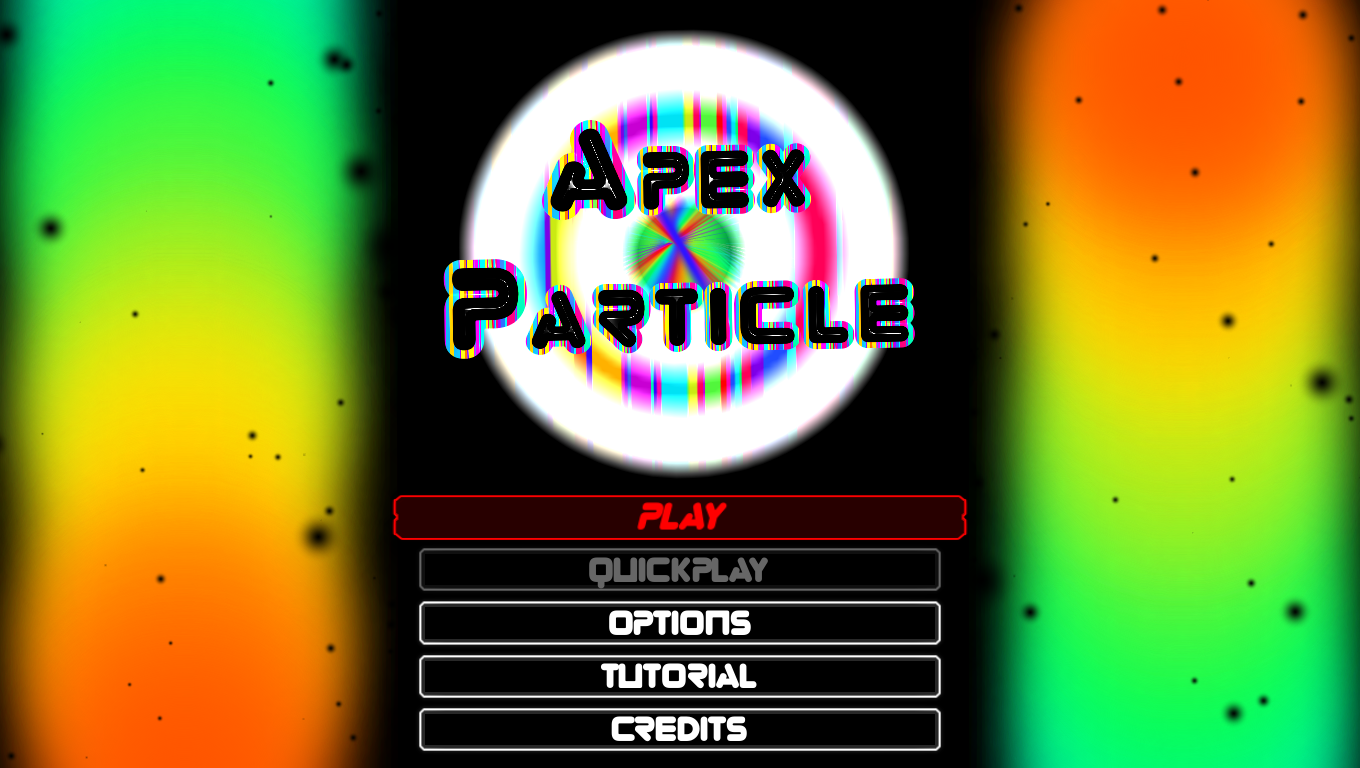 Apex Particle Main Screen